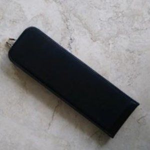 Black Travel Tie Holder / Case - EUC